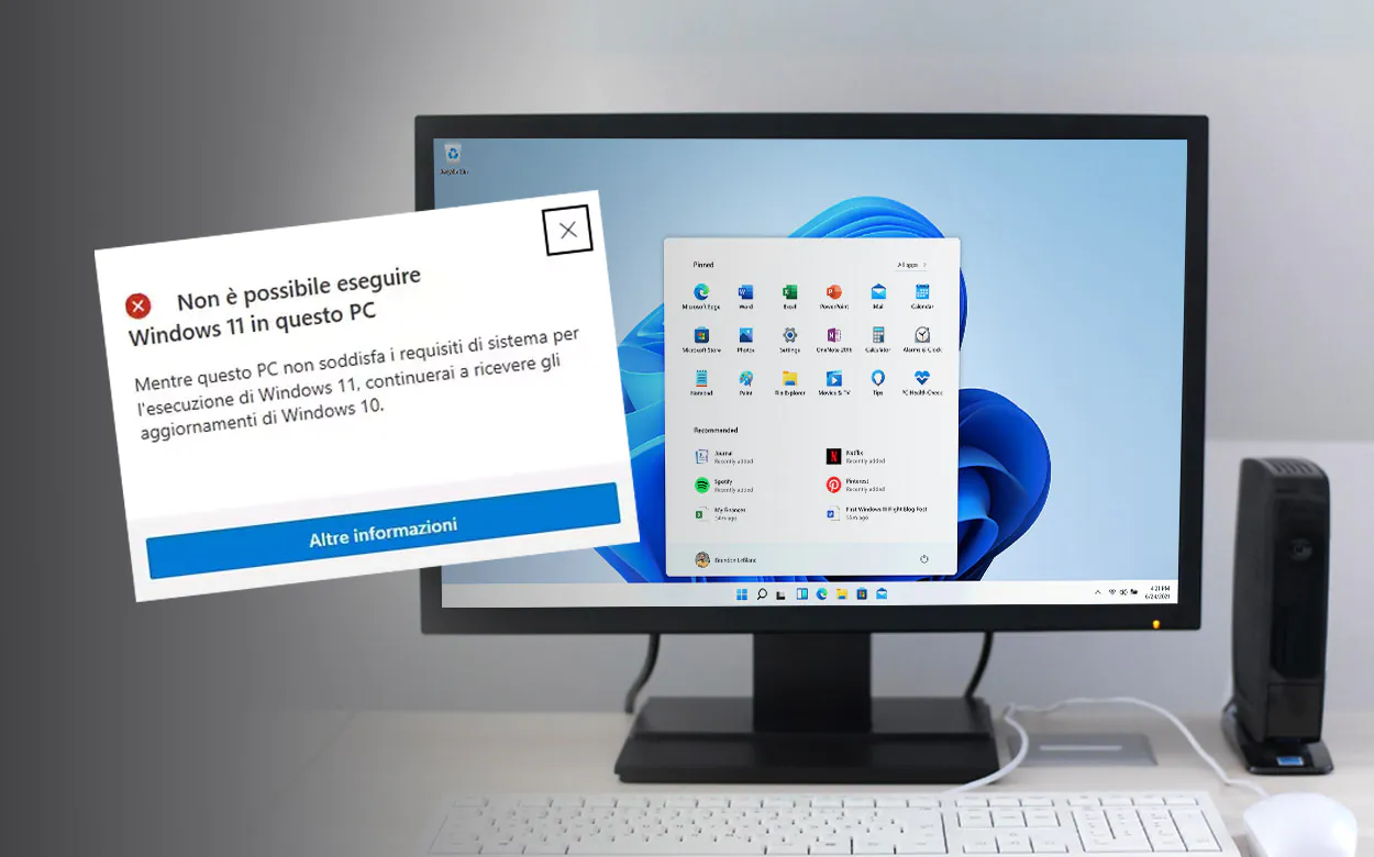 Come installare Windows 11 su PC non compatibili | Guida